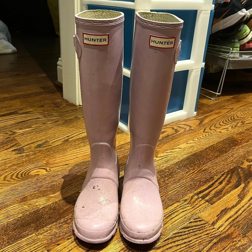 Hunter Tall Women's Boots - Size 6 (UK 5/EU 37) - Lilac